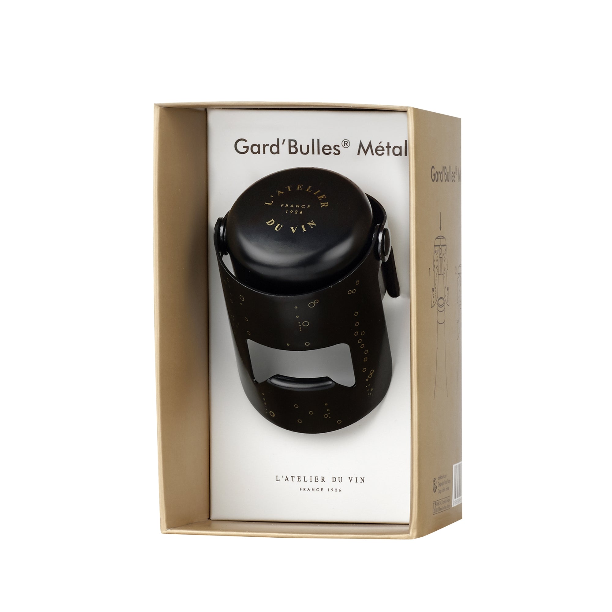Bouchon Gard'Bulles Métal