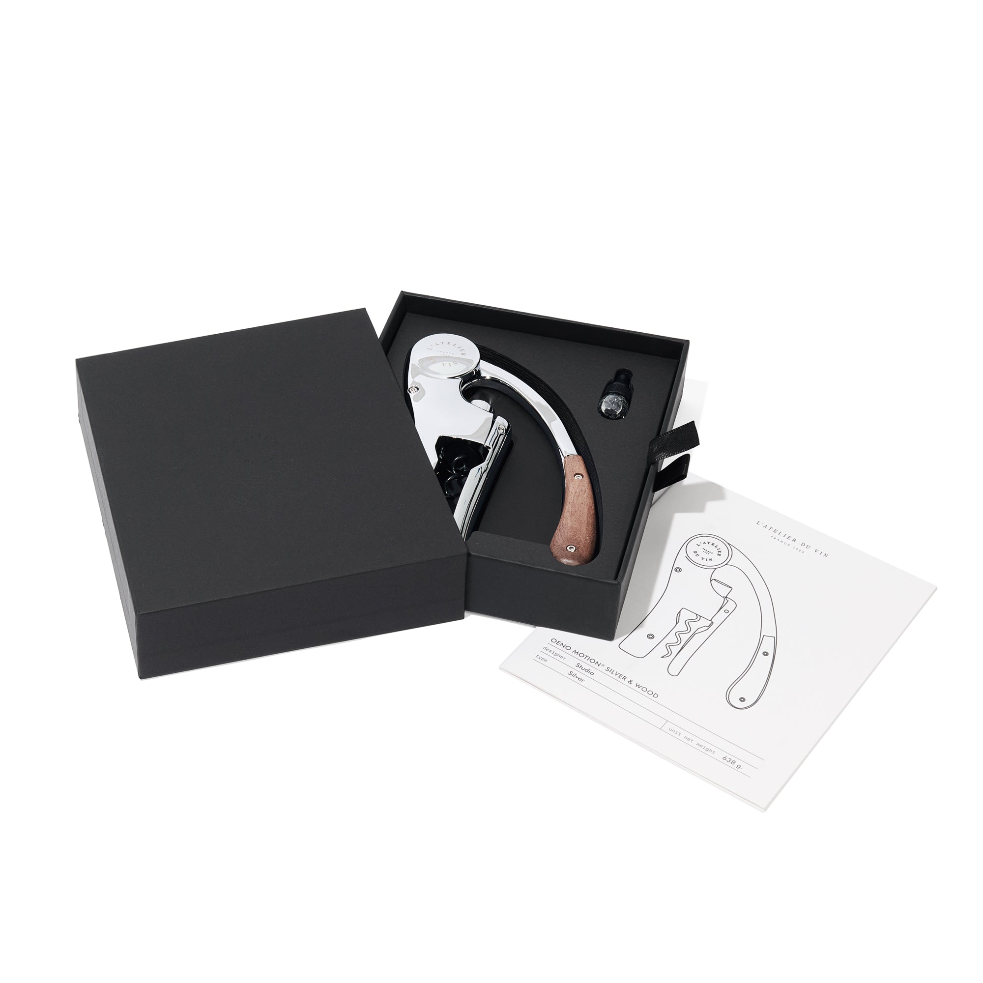 Oeno Motion Silver & Wood